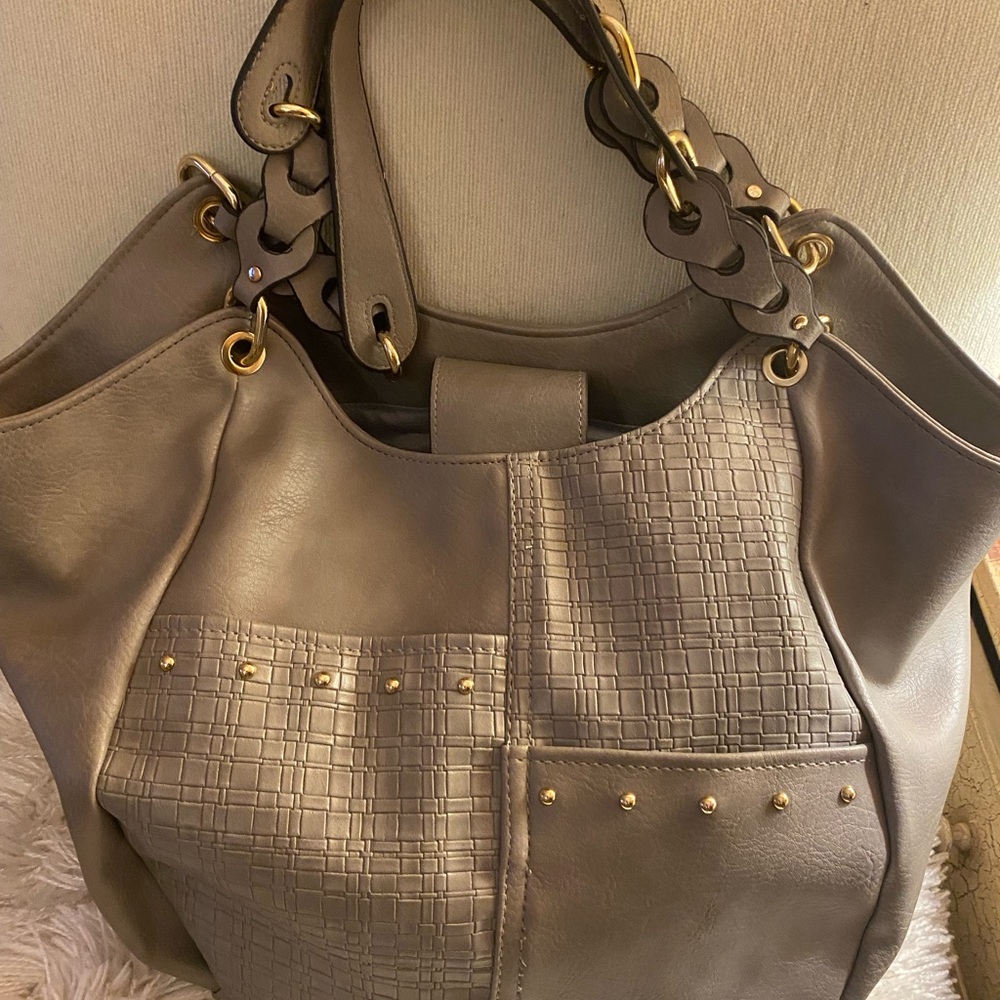 Rosetti Stylish Gray Shoulder Bag